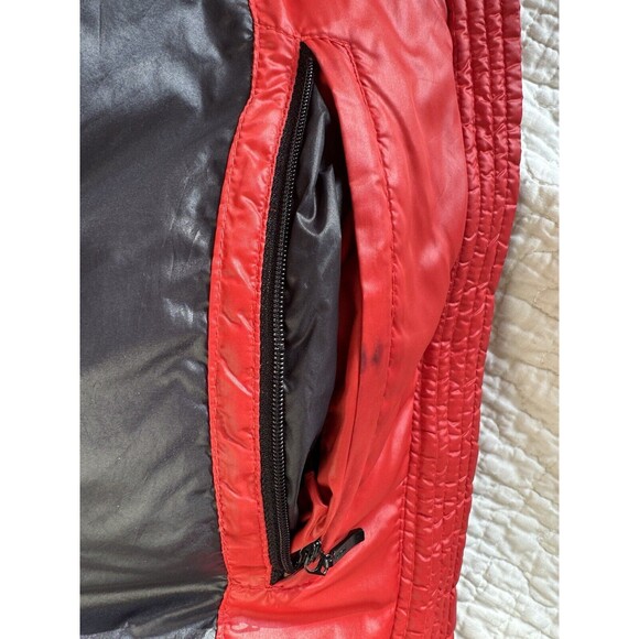 SAM. Freestyle Down Puffer Nylon Coat womens jacket Red Medium - Picture 14 of 15
